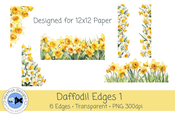 Download Daffodil Clipart PNG Edges 1 - Premium Bundle